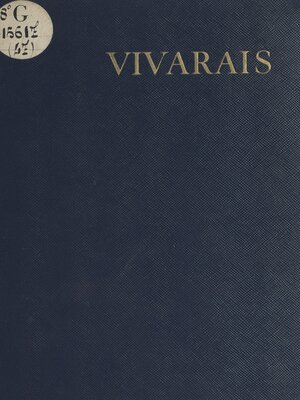 cover image of Vivarais